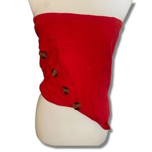 3 FOR $20 Zaful Hot Red Tub Top Women’s Size Small